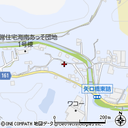 和歌山県海南市且来438周辺の地図