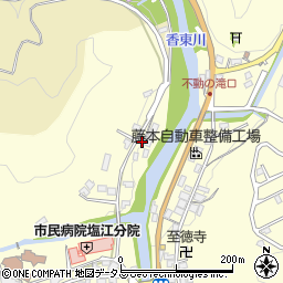 香川県高松市塩江町安原上東176周辺の地図