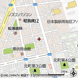 田村木材工業岩国センター周辺の地図