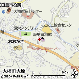 江田島市役所　大柿地区歴史資料館周辺の地図