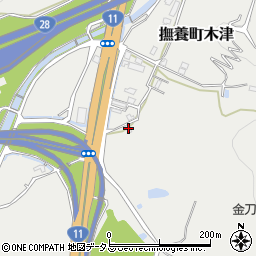 徳島県鳴門市撫養町木津1464-5周辺の地図