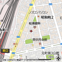 ＢＬＤ昭和周辺の地図