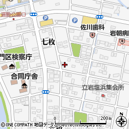 徳島県鳴門市撫養町立岩七枚180周辺の地図