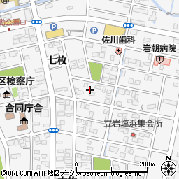 徳島県鳴門市撫養町立岩七枚194周辺の地図