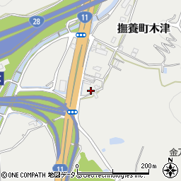 徳島県鳴門市撫養町木津1464-17周辺の地図