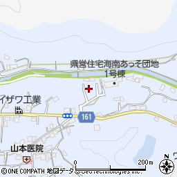 和歌山県海南市且来409周辺の地図