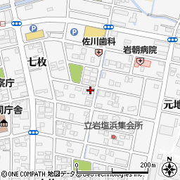 徳島県鳴門市撫養町立岩七枚190周辺の地図