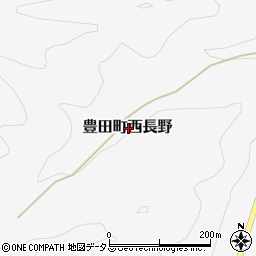 山口県下関市豊田町大字西長野周辺の地図
