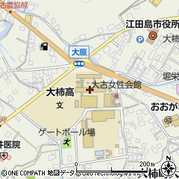 広島県立大柿高等学校周辺の地図