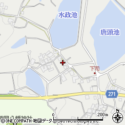 香川県三豊市高瀬町比地3612周辺の地図