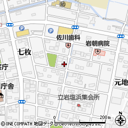 徳島県鳴門市撫養町立岩七枚232周辺の地図