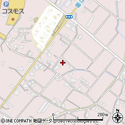 香川県三豊市高瀬町下勝間周辺の地図