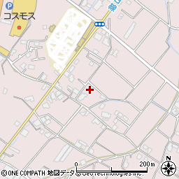 香川県三豊市高瀬町下勝間周辺の地図