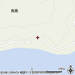 愛媛県越智郡上島町魚島桜田周辺の地図