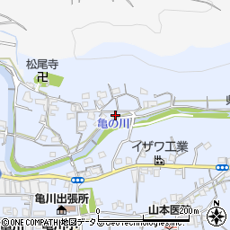 和歌山県海南市且来320周辺の地図
