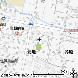 徳島県鳴門市撫養町立岩元地121周辺の地図