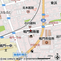 スペースアート　鳴門店周辺の地図