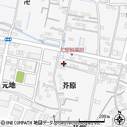 徳島県鳴門市撫養町立岩芥原95周辺の地図