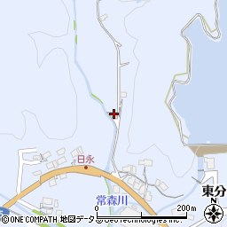 山口県美祢市大嶺町東分日永2510周辺の地図