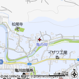 和歌山県海南市且来322周辺の地図