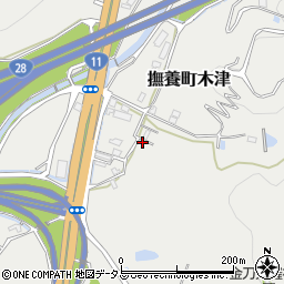 徳島県鳴門市撫養町木津71周辺の地図