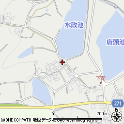 香川県三豊市高瀬町比地3608周辺の地図