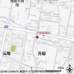 徳島県鳴門市撫養町立岩芥原96周辺の地図