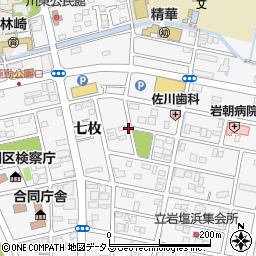 徳島県鳴門市撫養町立岩七枚220周辺の地図