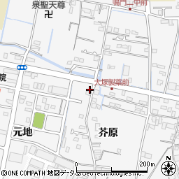 徳島県鳴門市撫養町立岩芥原97周辺の地図
