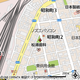 昭和町第二街区公園周辺の地図