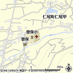 三豊市立曽保小学校周辺の地図