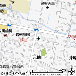 徳島県鳴門市撫養町立岩元地108周辺の地図