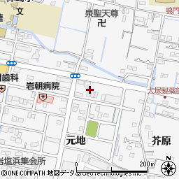 徳島県鳴門市撫養町立岩元地104周辺の地図
