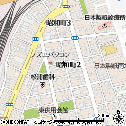 山口県岩国市昭和町周辺の地図