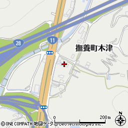 徳島県鳴門市撫養町木津63周辺の地図