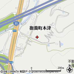 徳島県鳴門市撫養町木津1462-41周辺の地図