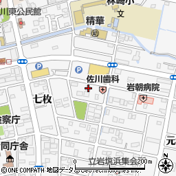 徳島県鳴門市撫養町立岩七枚244周辺の地図