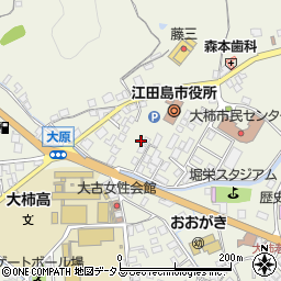 広島県江田島市大柿町大原502周辺の地図