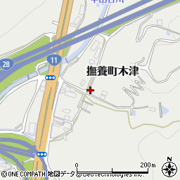 徳島県鳴門市撫養町木津1462-20周辺の地図