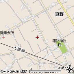 香川県仲多度郡まんのう町真野周辺の地図