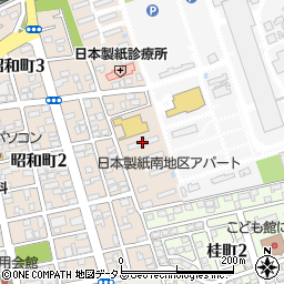 日本製紙岩国工場社宅♯１２アパート周辺の地図