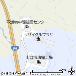 山口市役所山口総合支所ほか　環境部資源循環推進課リサイクルプラザ周辺の地図