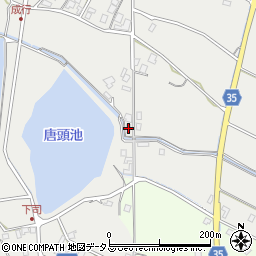 香川県三豊市高瀬町比地674周辺の地図
