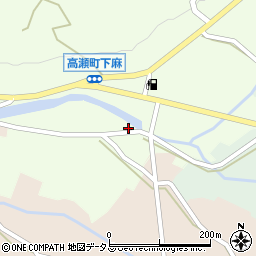 香川県三豊市高瀬町下麻1069周辺の地図