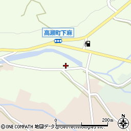香川県三豊市高瀬町下麻1072周辺の地図