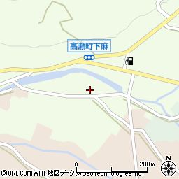 香川県三豊市高瀬町下麻1075周辺の地図