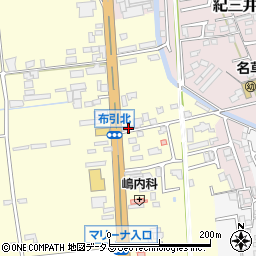 和歌山県和歌山市布引542-2周辺の地図