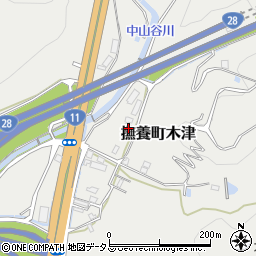 徳島県鳴門市撫養町木津98周辺の地図