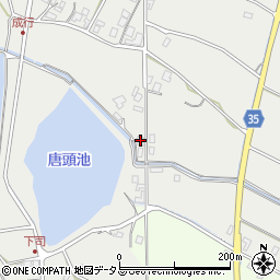 香川県三豊市高瀬町比地673-2周辺の地図
