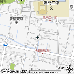 徳島県鳴門市撫養町立岩芥原3周辺の地図